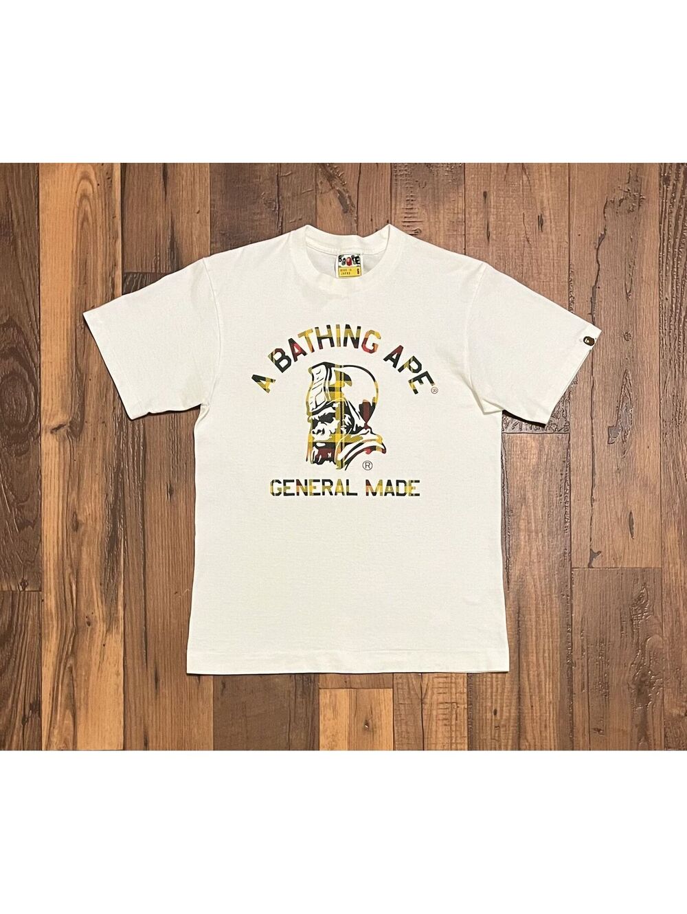 Bape Generals logo tee shirt